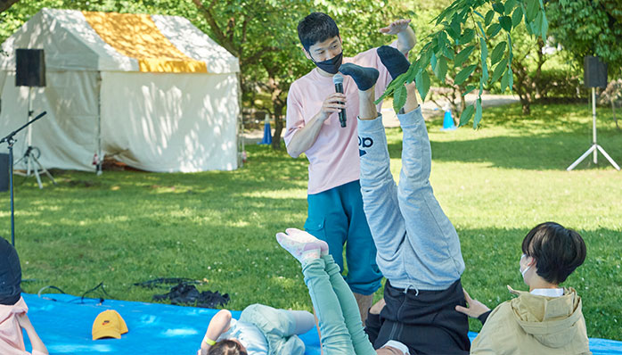 渡邉尚『できるだけ力を使わない倒立ワークショップ』